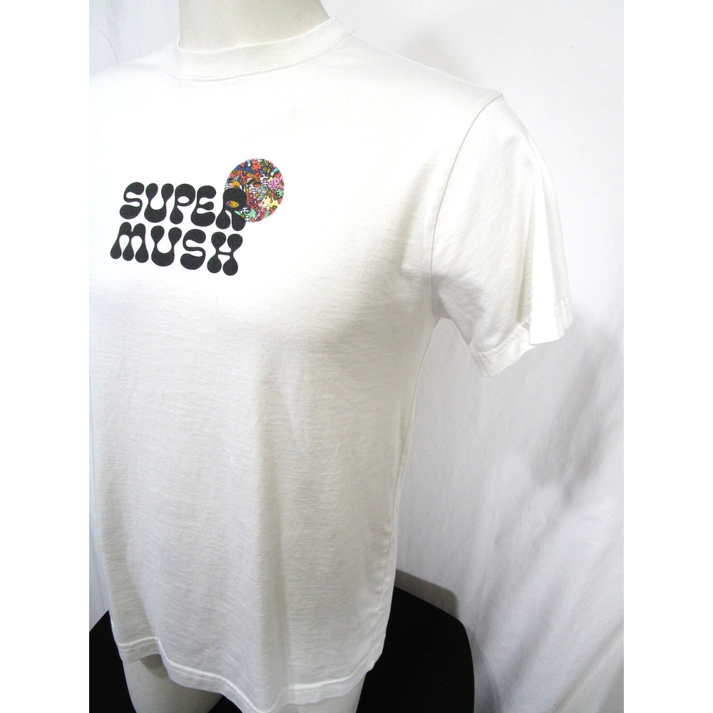 Super Mush Venice CA Psychedelic White T-Shirt Men Sz M - Picture 8 of 10